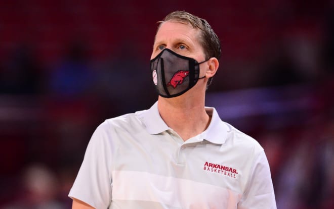 Second-year Razorback head coach Eric Musselman. 