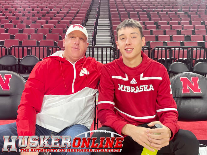 2023 four-star Bixby (Okla.) guard Parker Friedrichsen, with his father, already had deep connections to Nebraska. His official visit last weekend took that to the next level.