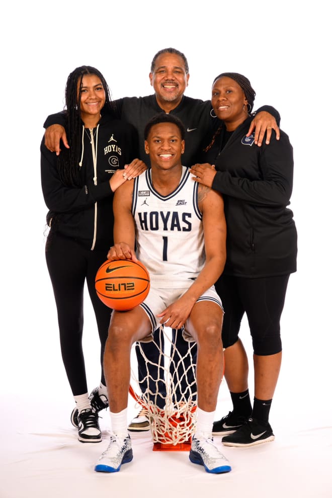 Curtis Williams and family are now part of Ed Cooley's G'town family.  
