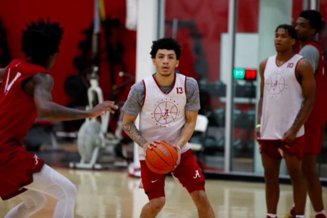 Alabama Crimson Tide basketball guard Jahvon Quinerly. Photo | Alabama Athletics 