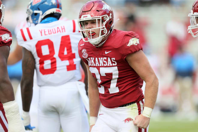 Hayden Henry has joined the list of Arkansas seniors returning in 2021.