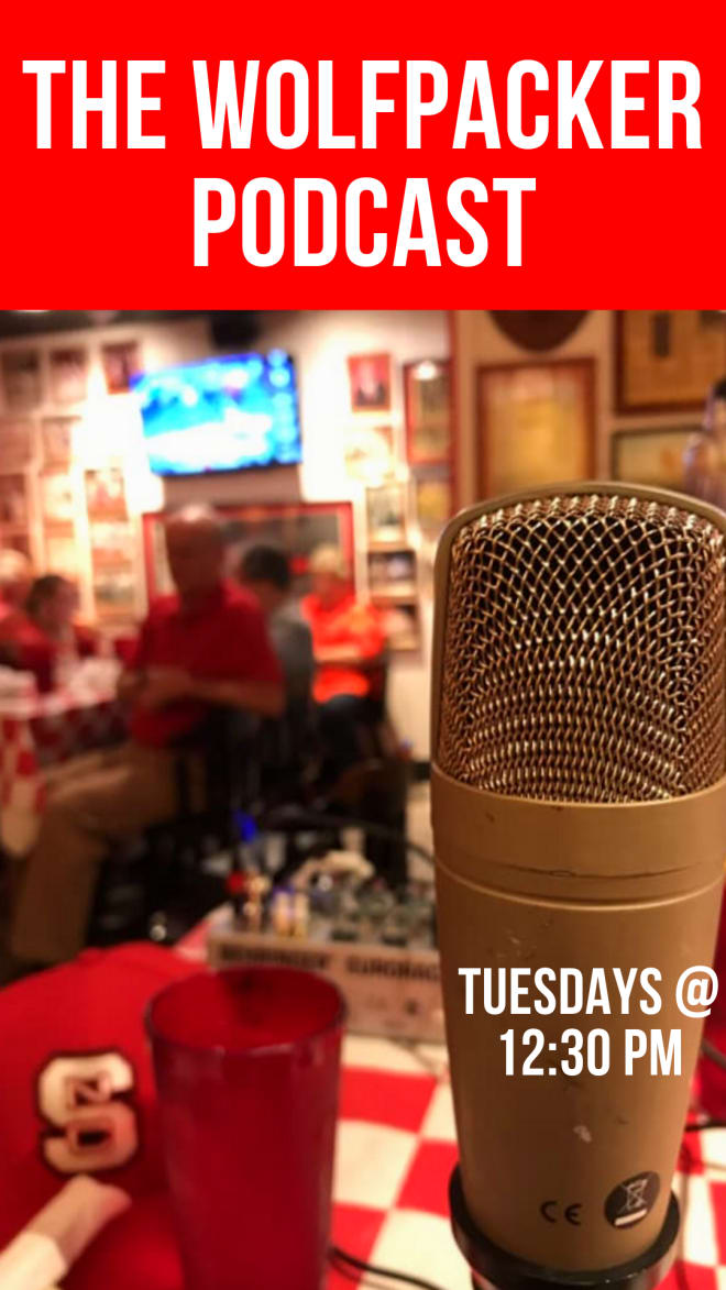 The Wolfpacker podcast is recorded most Tuesdays at Amedeo's.