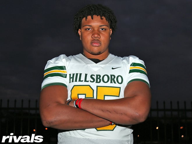 Jacob Hood, a 2022 offensive tackle from Tennessee, has Georgia and Miami as his top two schools