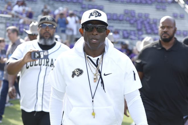 Colorado coach Deion Sanders