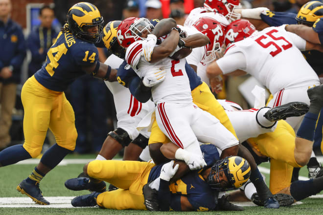 Junior defensive end Kwity Paye and the Michigan Wolverines defense recorded the shutout against Rutgers.