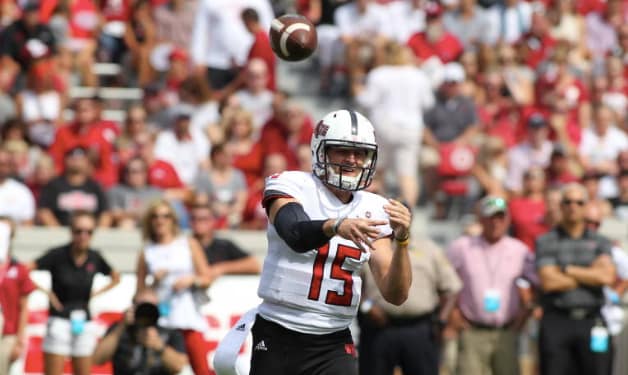 Arkansas State quarterback Justice Hansen