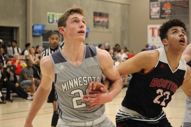 Four-star forward Ben Carlson officially visited Purdue as a junior during the winter.