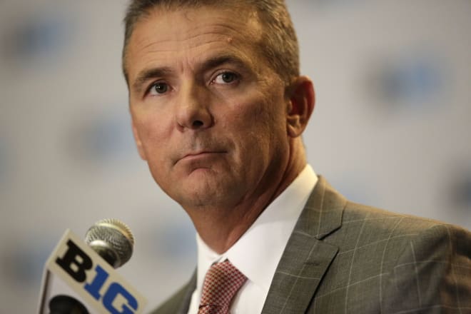 Urban Meyer won't be on the sideline when Oregon State is in Columbus