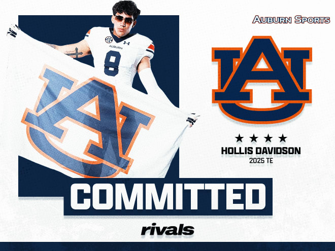 Tight end Hollis Davidson has committed to Auburn