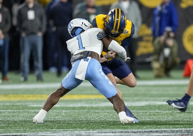 UNC safety Stick Lane was slowed by an injury and arriving late last season, but he's all caught up now.