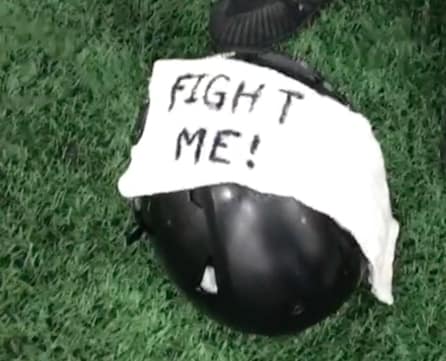 Cornel Jones' 'Fight Me!' towel has served as motivation for the Purdue offense in preparation for a rivalry game this weekend. 