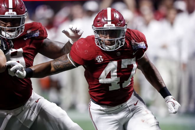Alabama linebacker Christian Miller (47) might return to the team this week. Photo | Getty Images