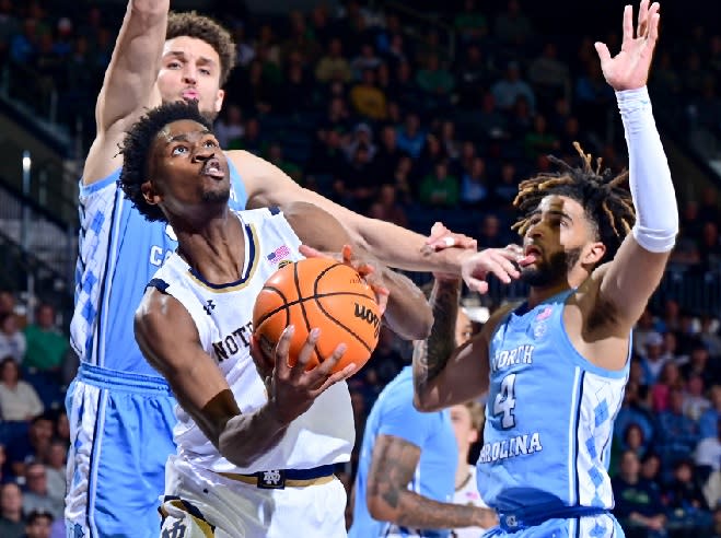 UNC scored 44 points in the second half after managing a season-low 19 by halftime Wednesday night.