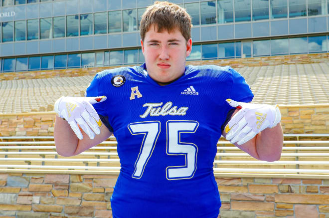Jack Tanner during his official visit to Tulsa.