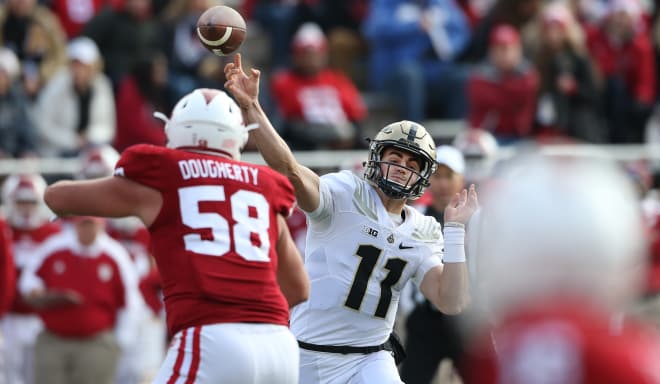 David Blough's passes were mostly underneath this season, but he did take shots down the field. About 16 percent of his overall attempts traveled at least 20 yards in the air.