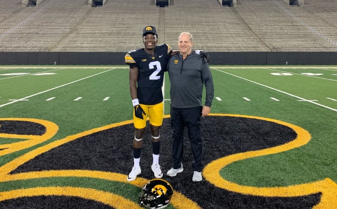 Michigan cornerback Olando Trader is going to play for Phil Parker and the Hawkeyes.