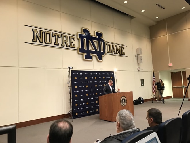 Kelly is expecting the Virginia Tech defense to put pressure on the Irish offense Saturday. 
