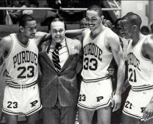 Troy Lewis teammed with Todd Mitchell and Everette Stephens to help Gene Keady and Purdue win consecutive Big Ten titles in 1987 and 1988.