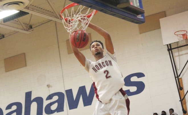 K.J. Davis had 20 points, 10 rebounds and five assists in Norcom's win over H.D. Woodson