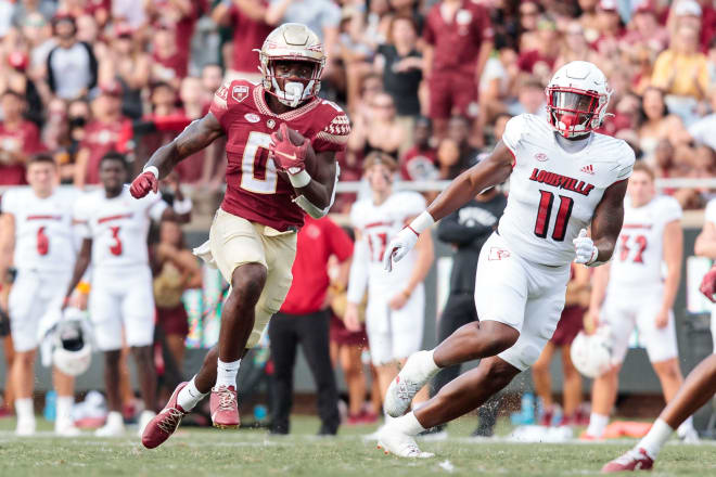 Running back Jashaun Corbin looks for a big game Saturday against Louisville.