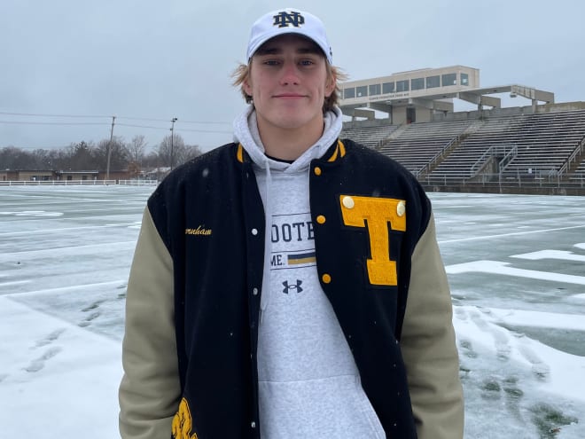 Traverse City (Mich.) Central linebacker and Notre Dame Fighting Irish football commit Joshua Burnham