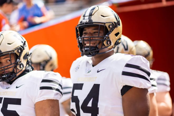 Vanderbilt offensive tackle Tyler Steen. 