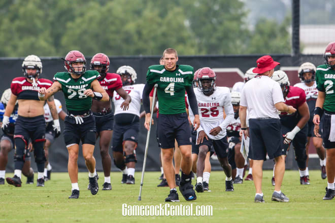 South Carolina quarterback Luke Doty has been shut down for the season.