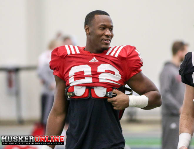 Alex Davis will have a big transition this spring from defensive end to outside linebacker. 