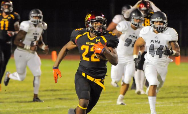 Bell rushed for 1,187 yards and seven touchdowns, was named first-team NJCAA All-American