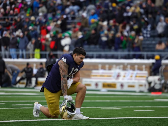 Notre Dame's Isaiah Foskey gets up to speed at NFL Combine