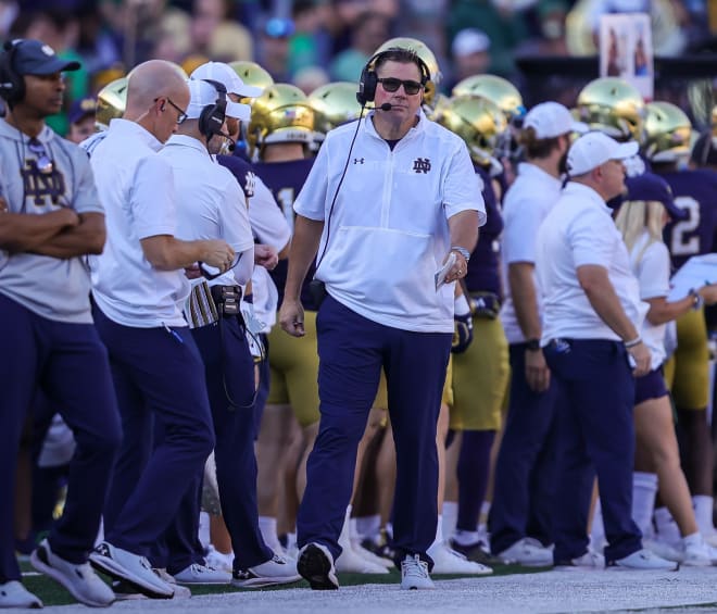 Defensive coordinator Al Golden, 54, has signed a four-year contract extension to remain at Notre Dame.