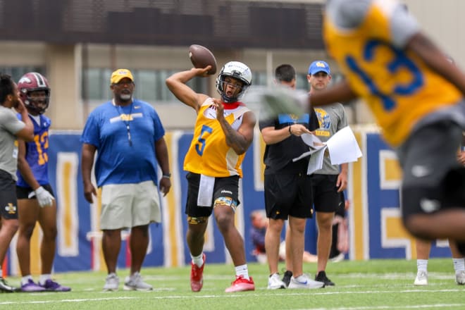 Isaiah Marshall impressed at Pitt's camp on Sunday. 