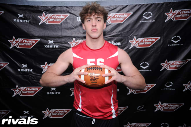 Three-star defensive end Hank Weber announced his commitment to Wisconsin on Monday. 