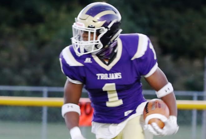 UVA commit Kam Robinson is a playmaker on both sides of the ball for an Essex Trojans program that has 45 playoff wins dating back to 1993
