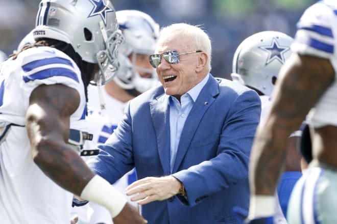 Jerry Jones was a team captain at Arkansas before becoming the owner of the Dallas Cowboys.