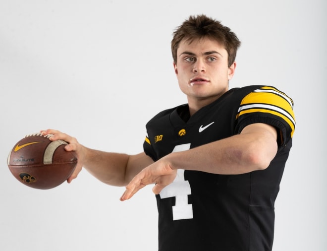 Quarterback Marshall Howe made an official visit to Iowa this weekend.