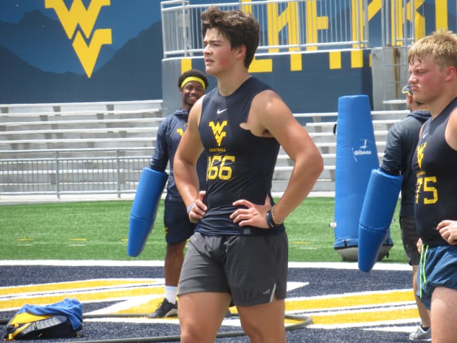 Robinson was impressed with his camp stop with the West Virginia Mountaineers football program.