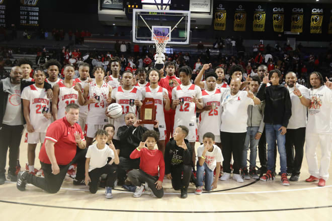 The Lancaster Red Devils capped a perfect 29-0 season by beating George Wythe of Wytheville, 62-40 in the Class 1 State Championship on March 9, 2023 in Richmond