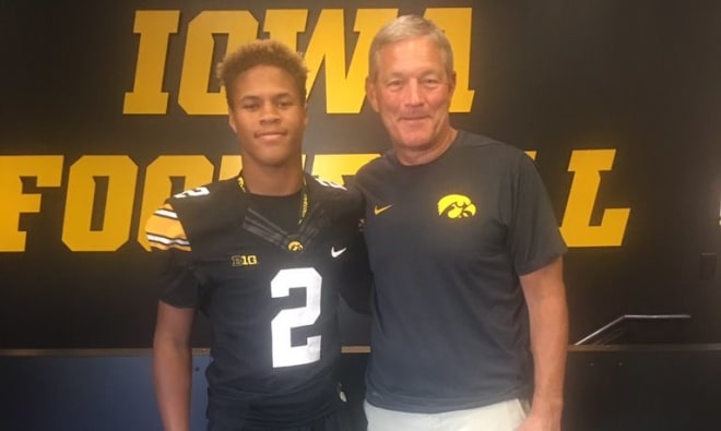 Larry Tracy has committed to Coach Kirk Ferentz and the Iowa Hawkeyes today.