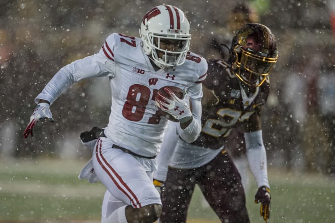 Quintez Cephus declared for the NFL Draft after a junior season in which he led Wisconsin in every receiving category