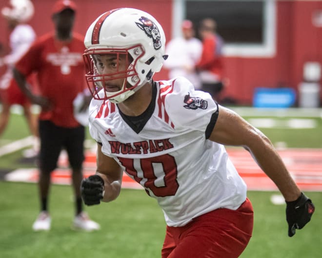 NC State Wolfpack football safety Tanner Ingle