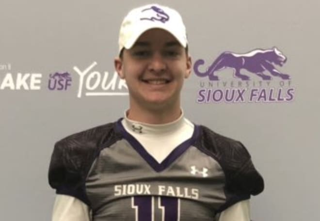2020 quarterback Daniel Wright is currently committed to Sioux Falls.