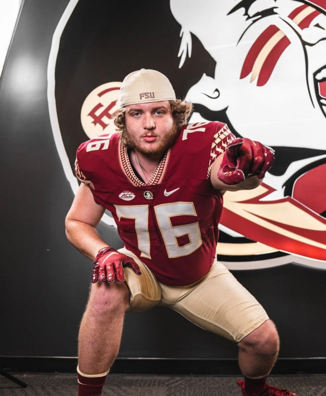 Burgess visited FSU and Tallahassee on March 29 for a spring practice session.