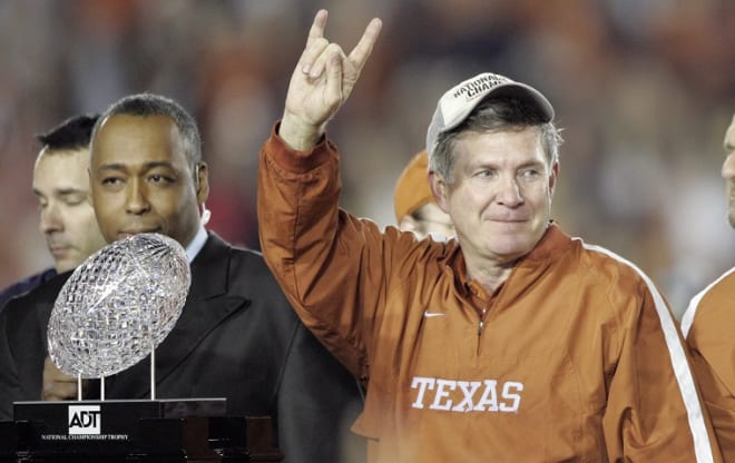 Brown regularly had Texas among the nation's elite, including winning it all in 2005. 