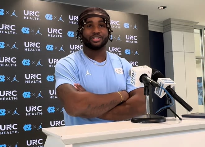 Kaimon Rucker Outlines Injury, Return, and Happiness Wearing Tar Heel Uniform