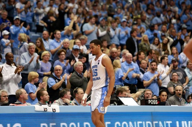 Brooks received a loud ovation from UNC's fans after fouling out Saturday.