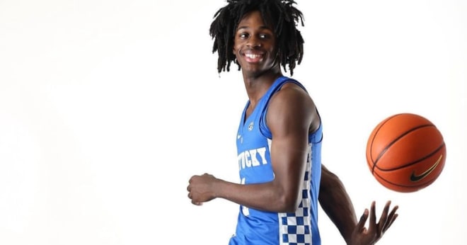 Ian Jackson during his official visit to Kentucky 