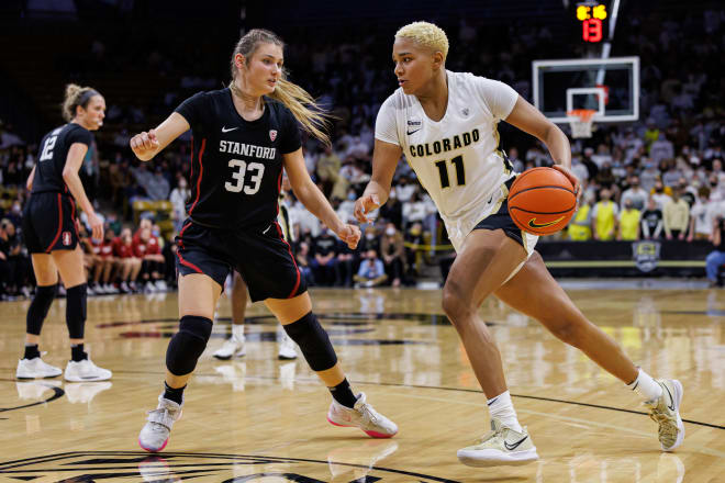 Colorado's Quay Miller led all game participants Friday with 16 points. She ultimately fouled out in the fourth quarter and the Buffaloes suffered their first loss of the 2021-22 season at the hands of No. 2 Stanford 