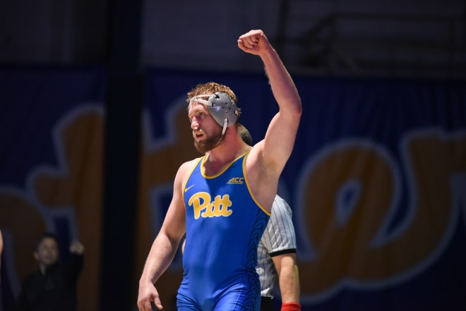 Gregg Harvey scored a DQ win in Pitt's meet with Arizona State.