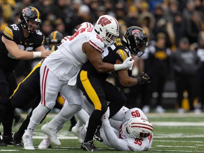 Wisconsin defensive end Rodas Johnson.